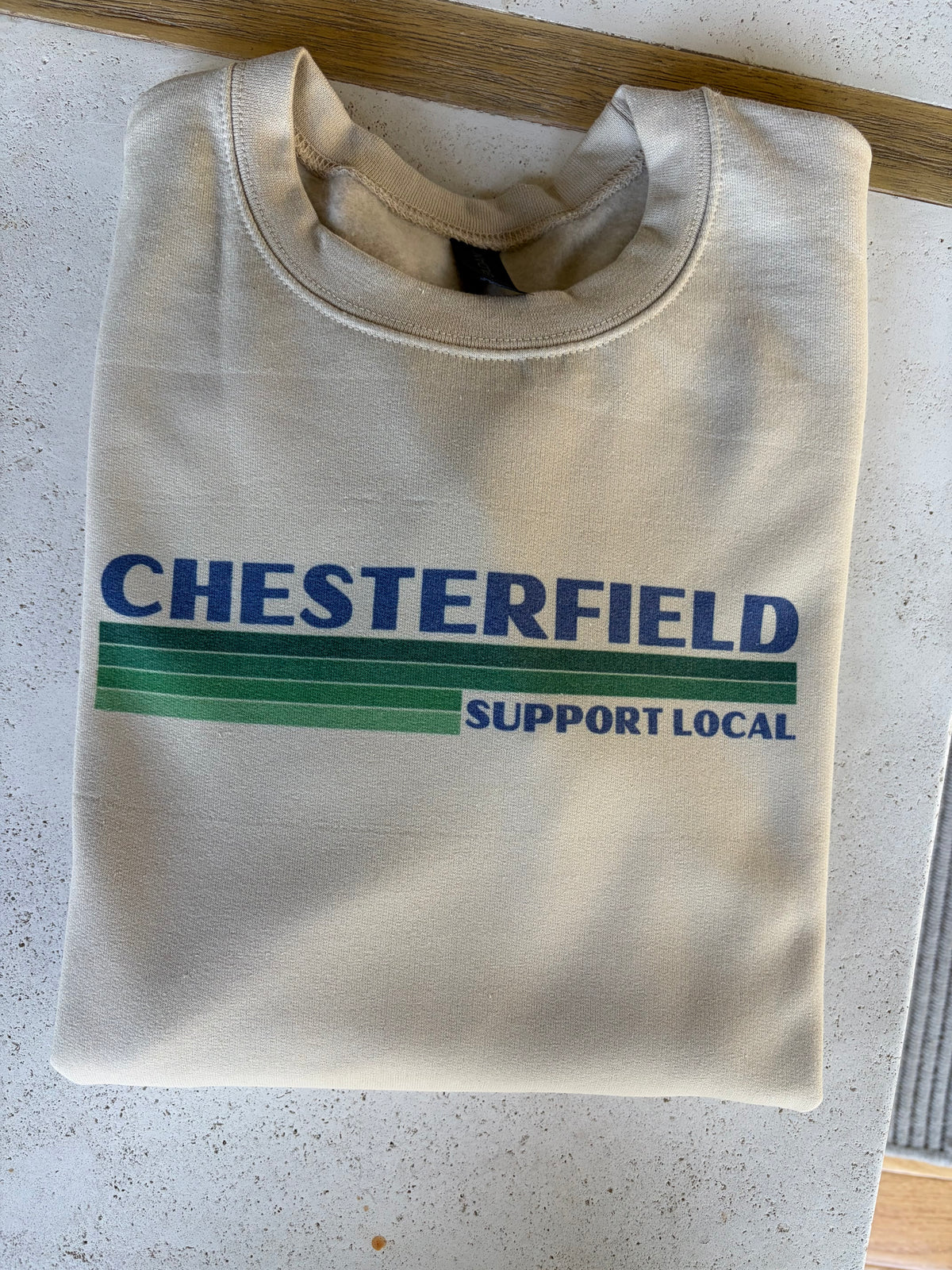 St. Louis CHESTERFIELD Sweatshirt (Sand) - STL Support Local