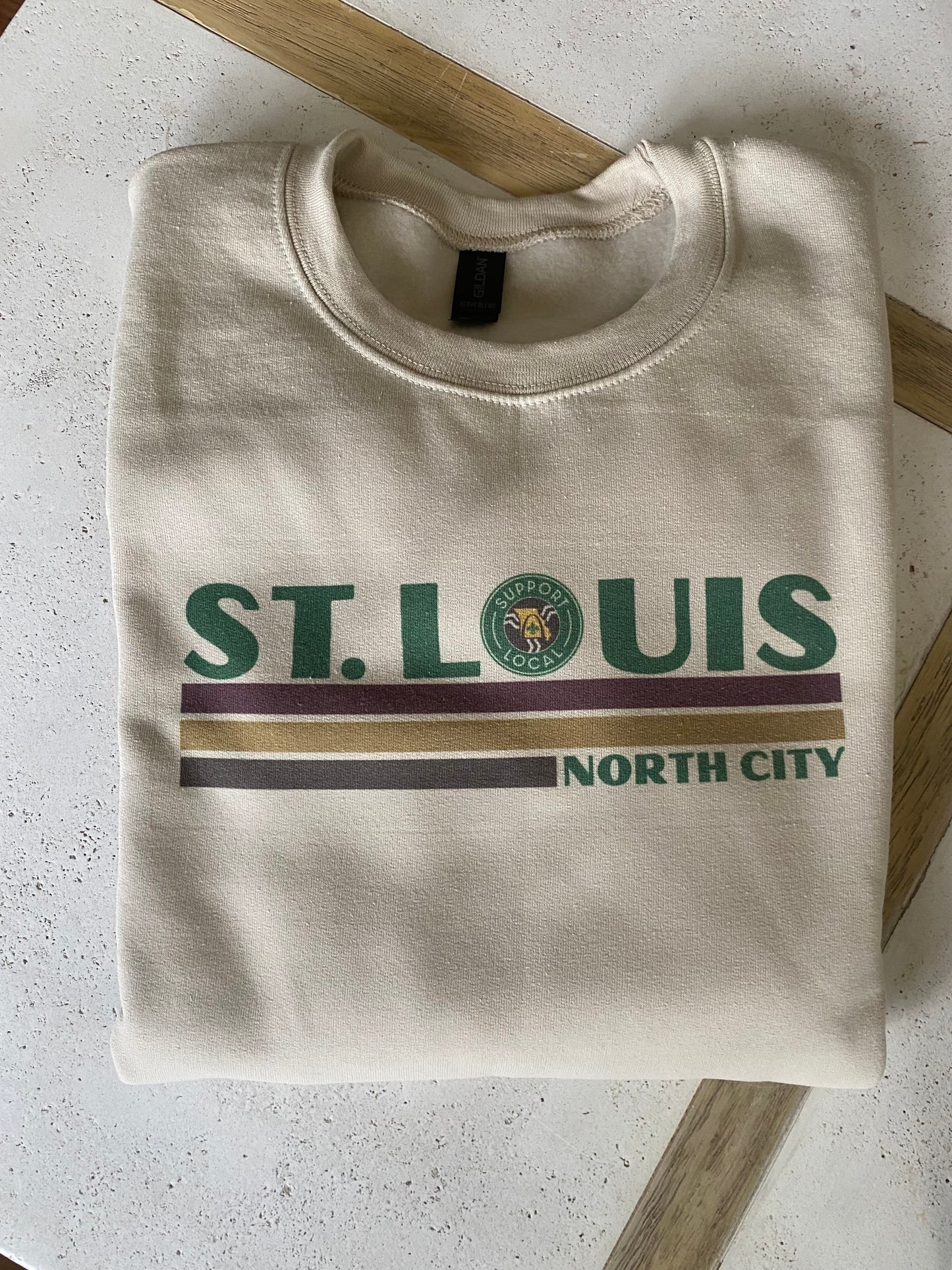 St. Louis NORTH CITY Sweatshirt - STL Support Local