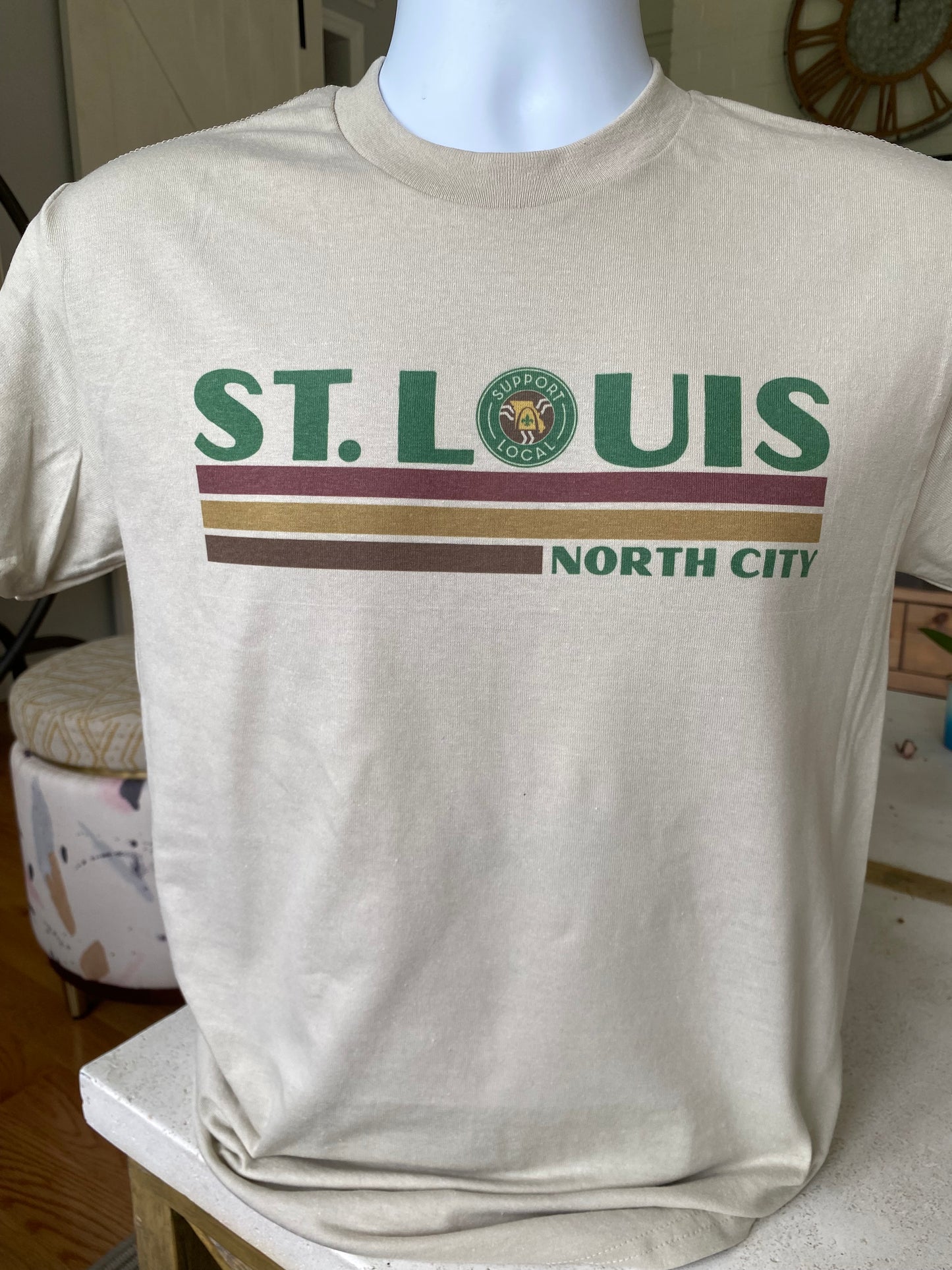 St Louis Support Local North City T-shirt