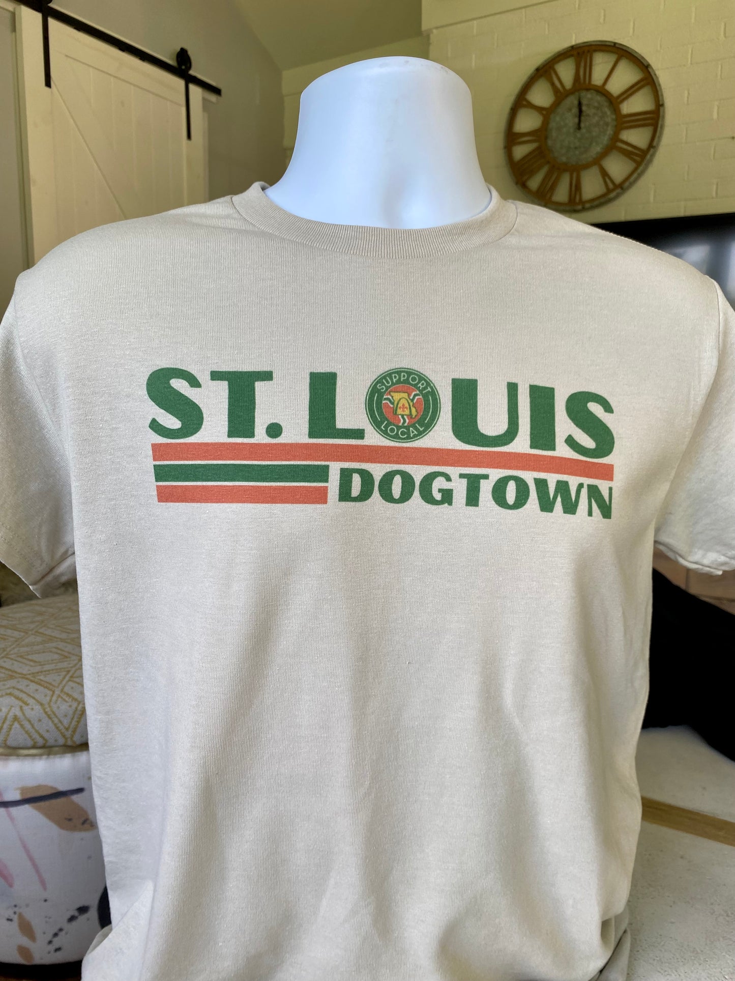 STL Support Local St. Louis Dogtown T-Shirt. 