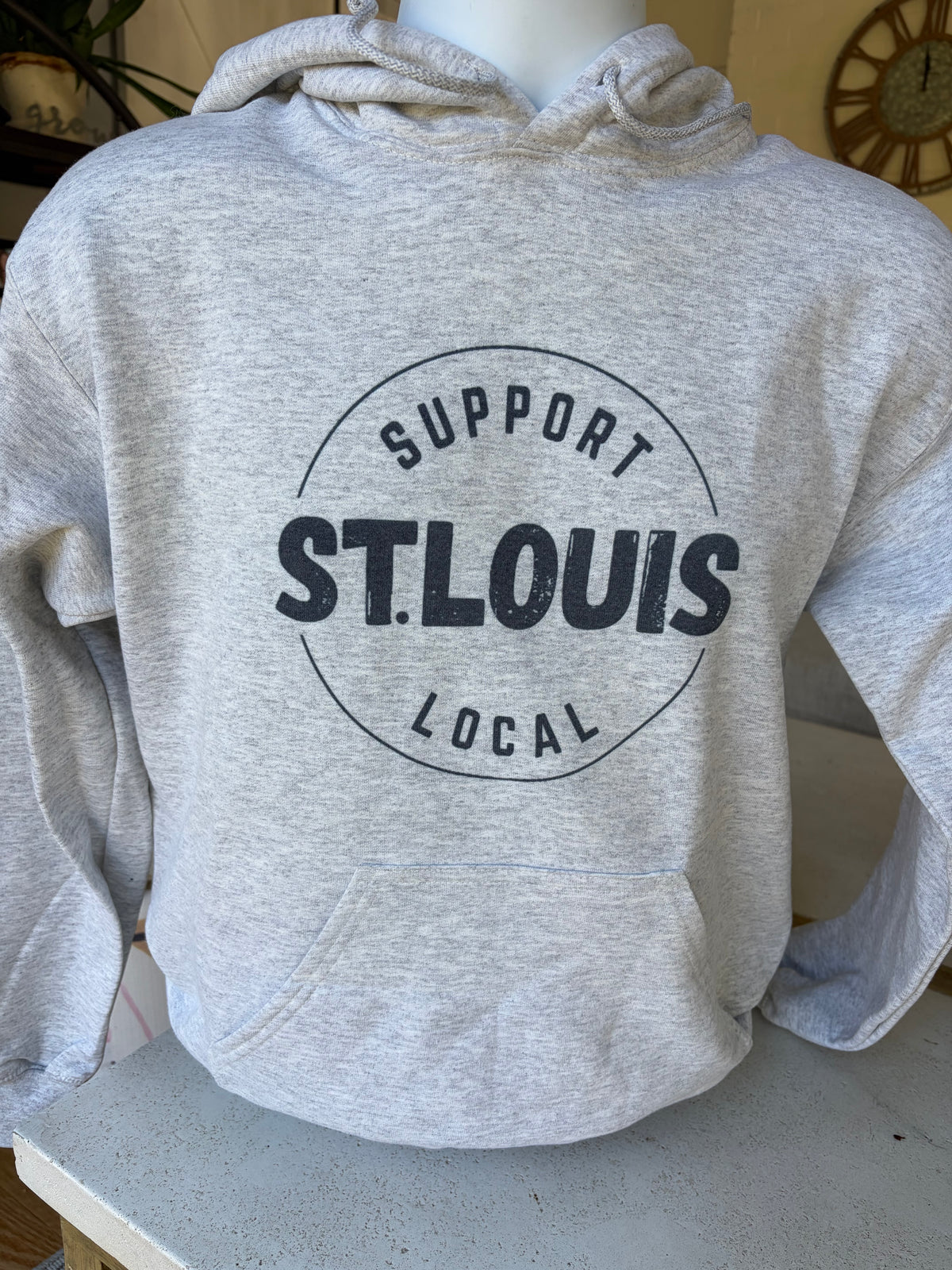 ST. LOUIS Support Local Hoodie (Ash)