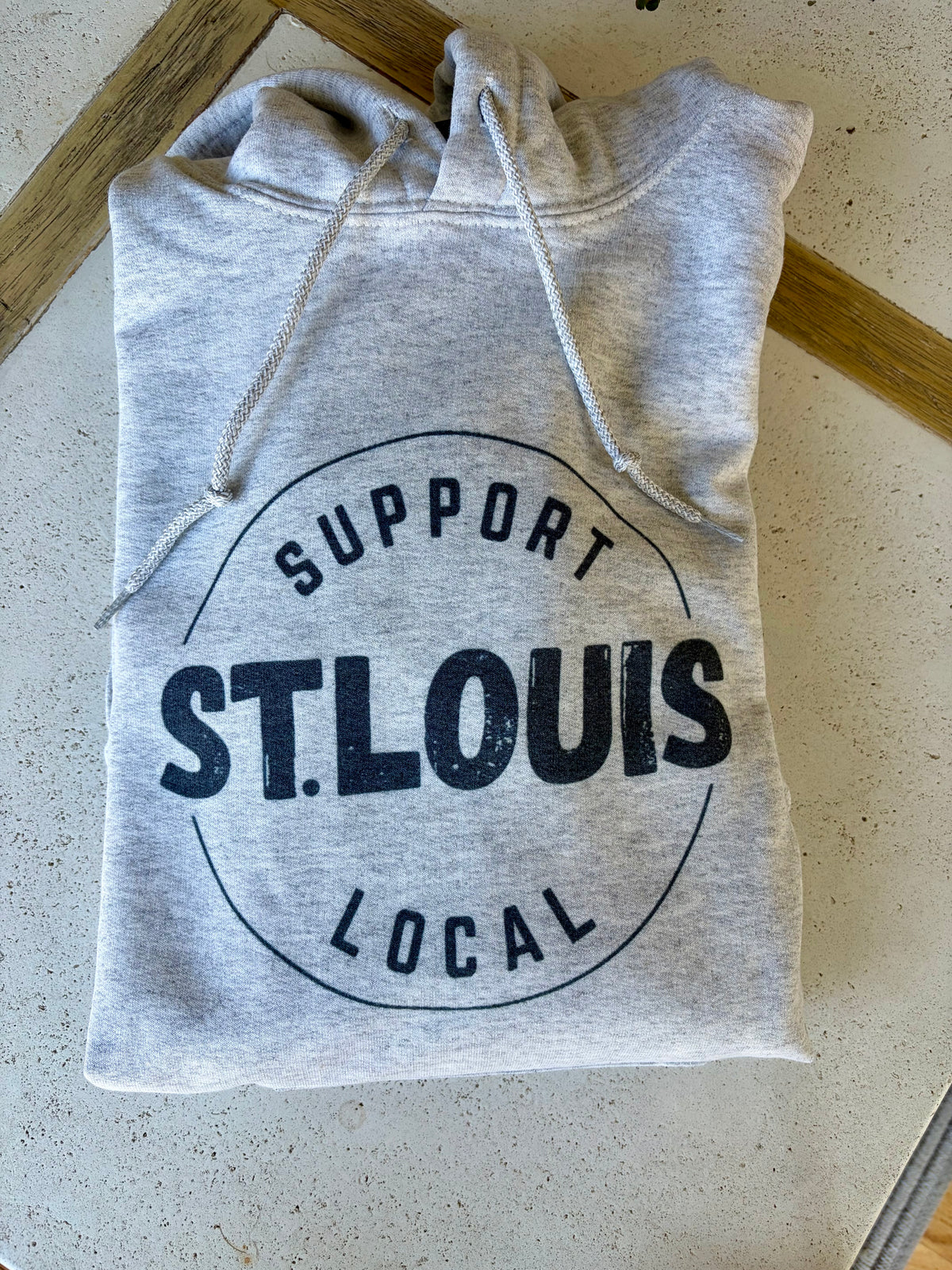 ST. LOUIS Support Local Hoodie (Ash)