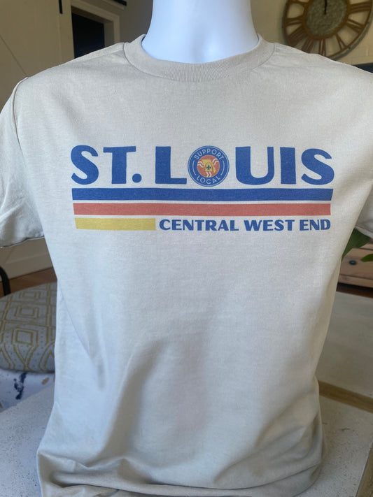 STL Support Local St. Louis Central West END (CWE) T-Shirt