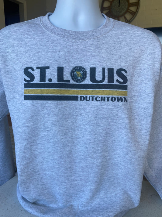 STL Support Local St. Louis Dutchtown Crewneck Sweatshirt
