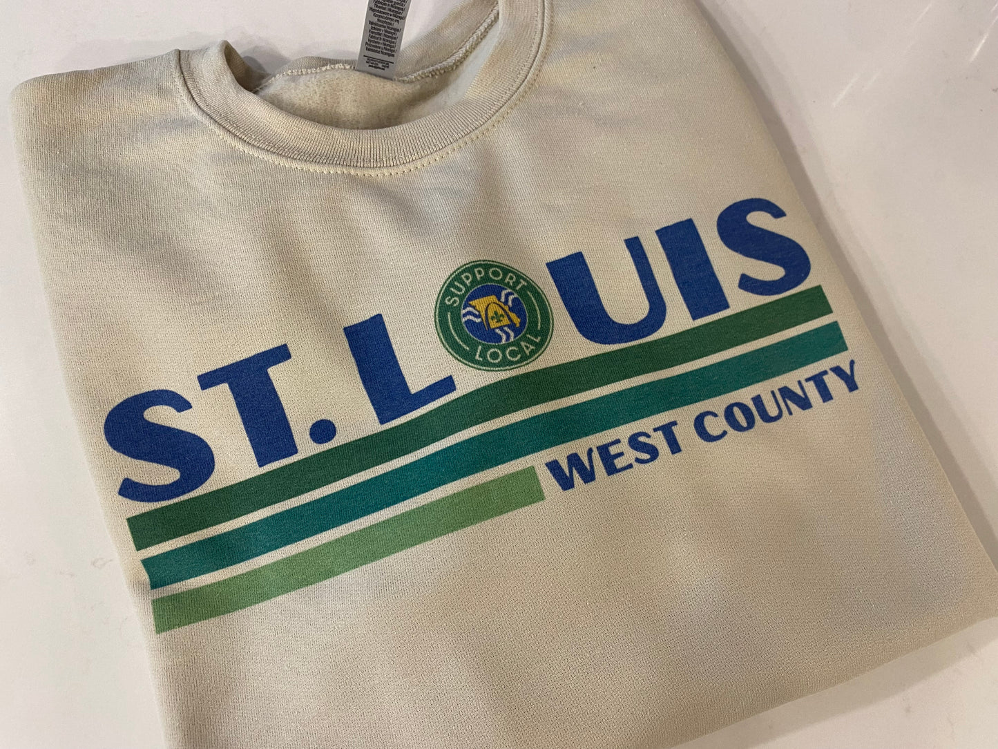 St. Louis WEST COUNTY Sweatshirt - STL Support Local