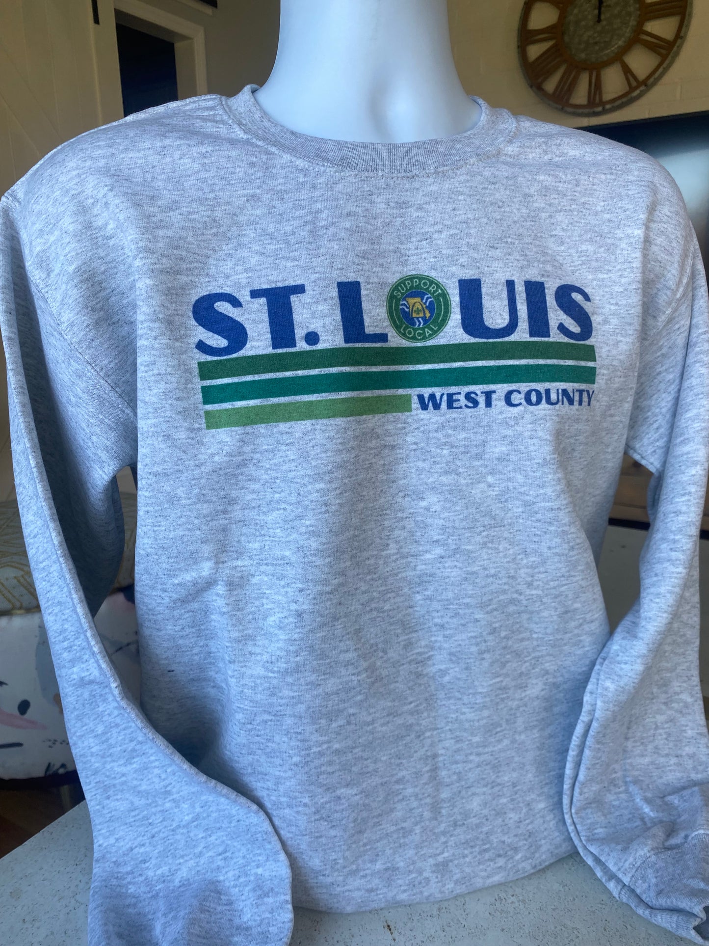 St. Louis WEST COUNTY Sweatshirt - STL Support Local