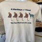 St. Louis Monkeys and Goat T-shirt