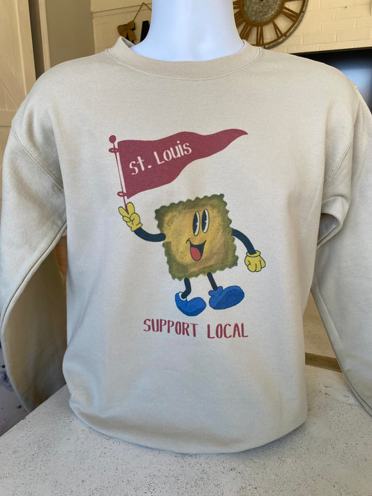 St. Louis T-RAV with Flag Sweatshirt