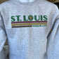 St. Louis NORTH CITY Sweatshirt - apparel to spread the St. Louis Support Local message in STL community neighborhoods.