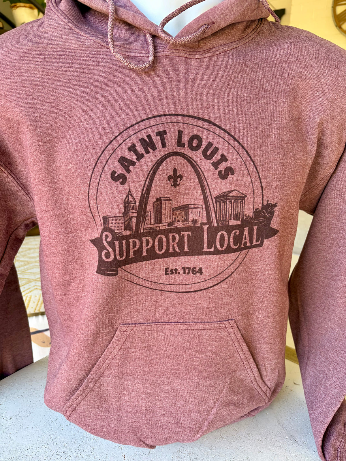 STL Support Local Hoodie 